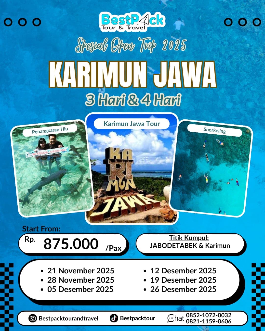Poster paket Karimun Jawa Trip