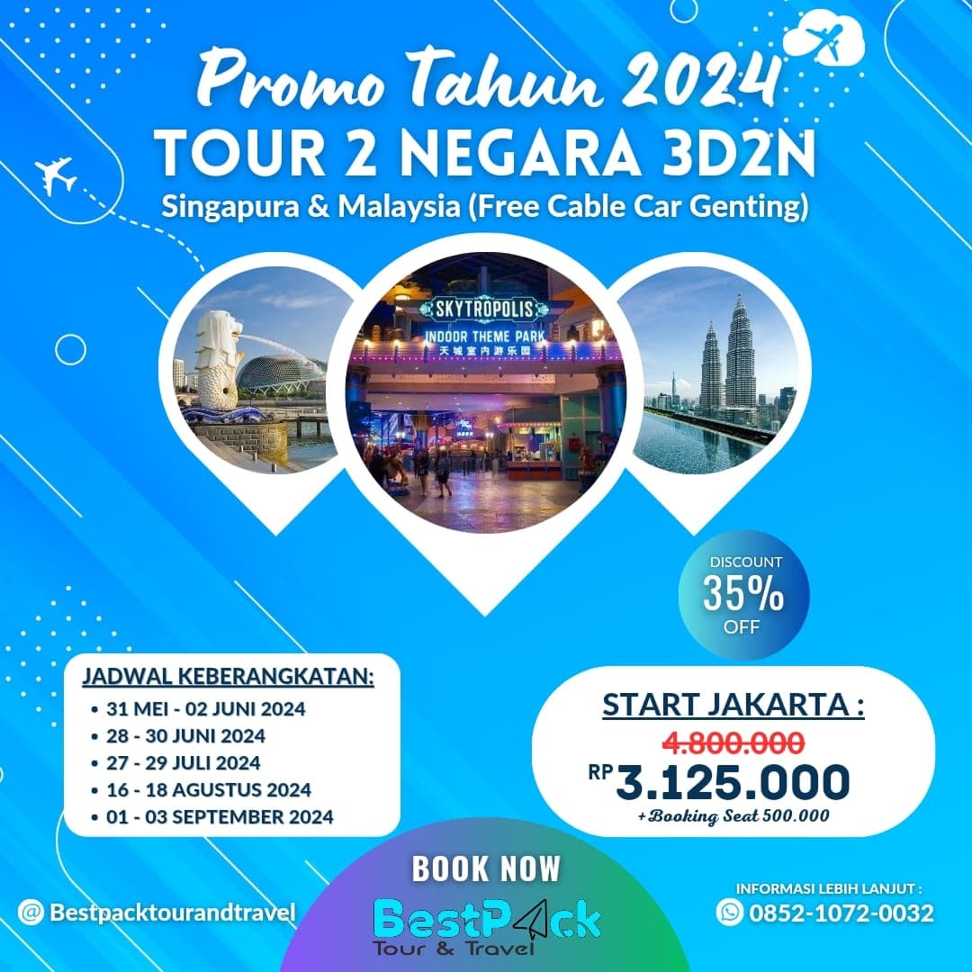 Poster paket Malaysia & Singapura